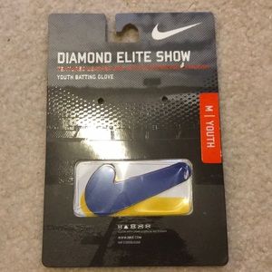 Diamond Elite - Batting Glove Customizable Swoosh